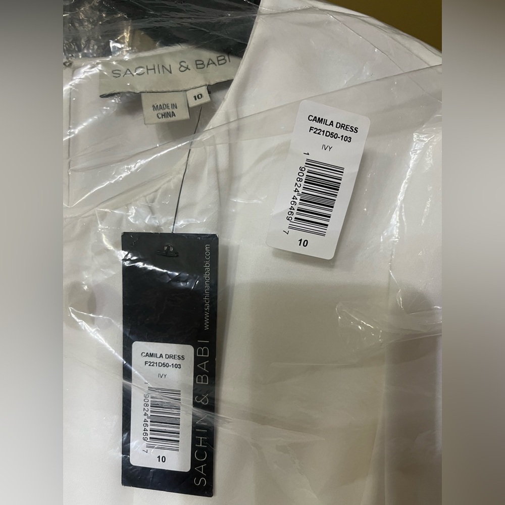 New Sachin & Babi Camila Dress – Ivory – Sizes 10, 18W & 22W - Picture 8 of 9